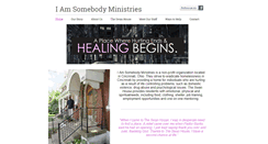 Desktop Screenshot of iamsomebodyministries.org